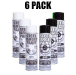 Black and White Target Paint - 6 Pack