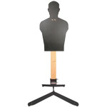 Full Size Human Silhouette Rifle Target - Static Stand